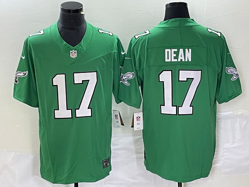 Men Philadelphia Eagles #17 Dean Green 2023 Nike Vapor Limited NFL Jersey style 1